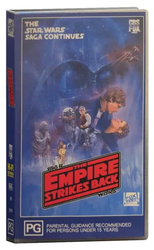 The Empire Strikes Back VHS, CBS/FOX Video