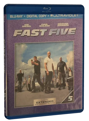 Fast Five Blu-ray cover