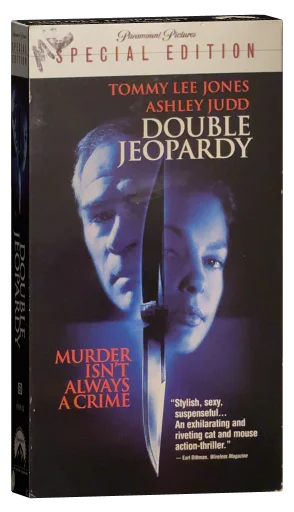 Double Jeopardy VHS, Paramount Home Video