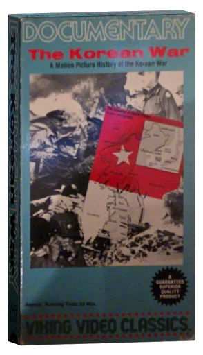 A Motion Picture History Of The Korean War VHS cover