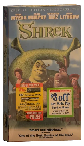 Shrek VHS, DreamWorks Home Entertainment