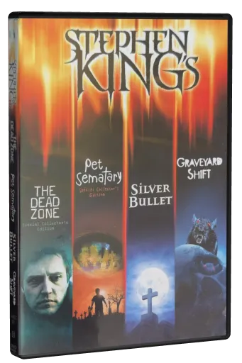 Stephen King's Collector's Edition: The Dead Zone, Pet Sematary, Silver Bullet, Graveyard Shift DVD, Paramount Home Video