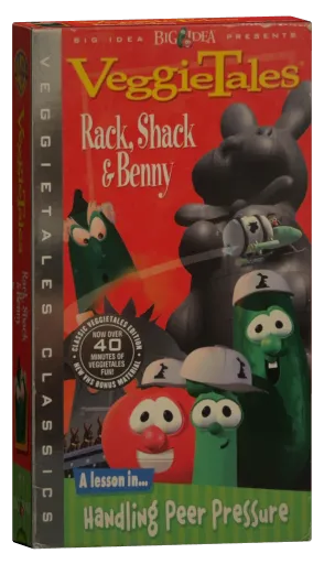 VeggieTales: Rack, Shack & Benny VHS, Warner Home Video