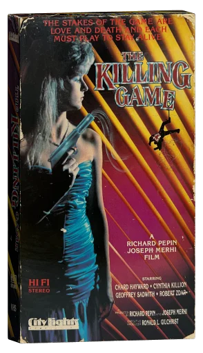 The Killing Game VHS, City Lights Home Video