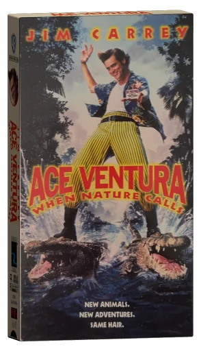 Ace Ventura: When Nature Calls VHS, Warner Home Video