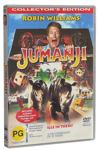 Jumanji DVD, Columbia TriStar Home Entertainment