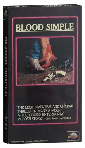 Blood Simple VHS, Criterion