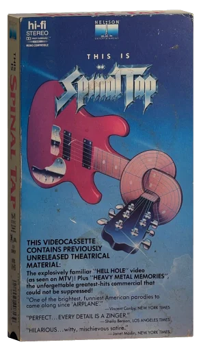 This Is Spinal Tap VHS, Nelson Entertainment