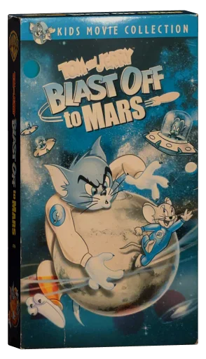Tom and Jerry Blast Off to Mars! VHS, Warner Home Video