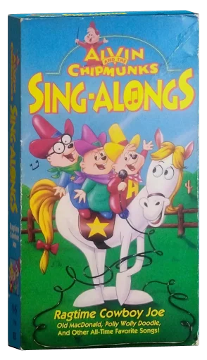 Alvin and the Chipmunks Sing-Alongs: Ragtime Cowboy Joe VHS cover