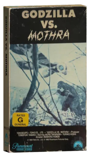 Mothra vs. Godzilla VHS, Paramount Home Video