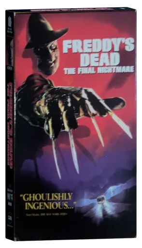 Freddy's Dead: The Final Nightmare VHS, New Line Home Video