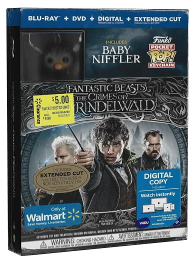 Fantastic Beasts: The Crimes of Grindelwald Blu-ray, Warner Bros.
