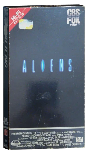 Aliens VHS, CBS/FOX Video
