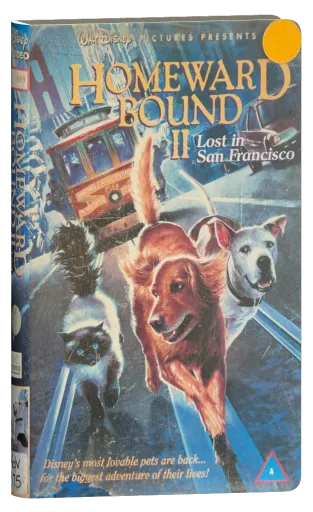 Homeward Bound II: Lost in San Francisco VHS, Walt Disney Home Video