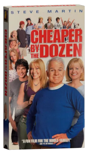 Cheaper by the Dozen VHS, Twentieth Century Fox Home Entertainment
