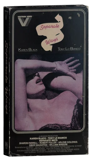 Separate Ways VHS cover