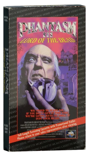 Phantasm III: Lord of the Dead VHS cover