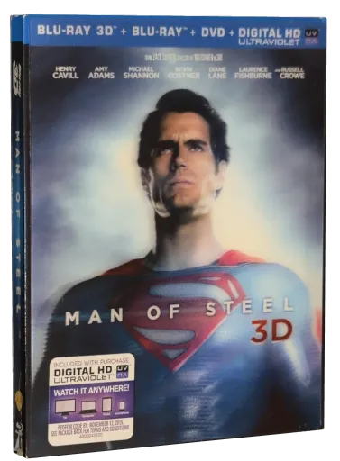 Man of Steel Blu-ray, Warner Bros.