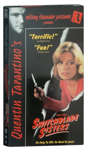 Switchblade Sisters VHS cover