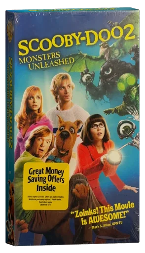 Scooby-Doo 2: Monsters Unleashed VHS, Warner Home Video