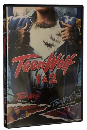 Teen Wolf 1 & 2 DVD cover