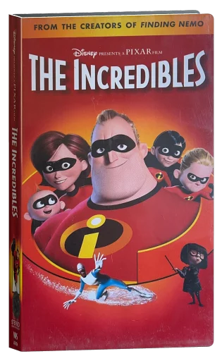 The Incredibles VHS, Walt Disney Home Entertainment