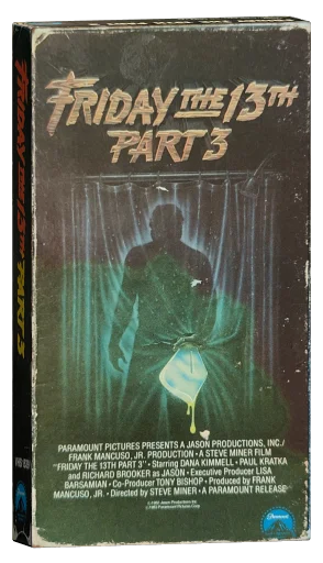 Friday the 13th Part III VHS, Paramount
