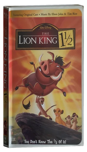 The Lion King 1½ VHS, Walt Disney Home Entertainment