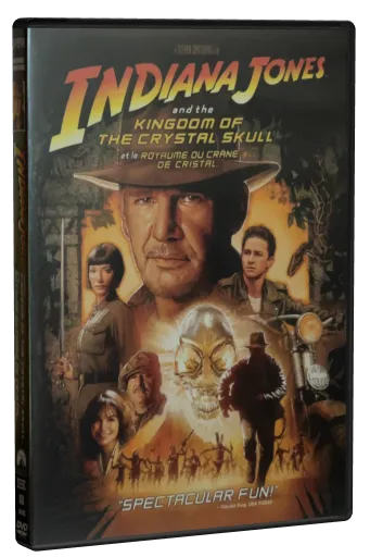 Indiana Jones and the Kingdom of the Crystal Skull DVD, Paramount Pictures