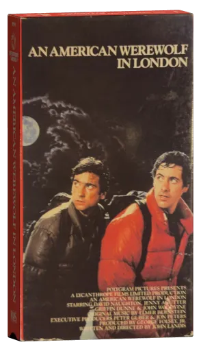 An American Werewolf in London VHS, Vestron Video
