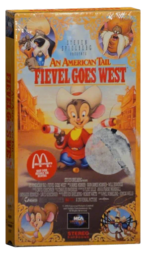 An American Tail: Fievel Goes West VHS, MCA Universal Home Video