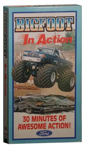 Bigfoot 4x4x4 In Action VHS, MNTEX Entertainment