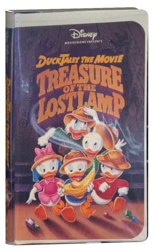 DuckTales: The Movie - Treasure of the Lost Lamp VHS, Walt Disney Home Video
