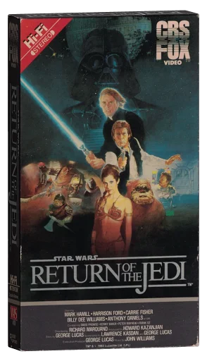 Return of the Jedi VHS, CBS/FOX Video