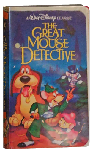 The Great Mouse Detective VHS, Walt Disney Home Video