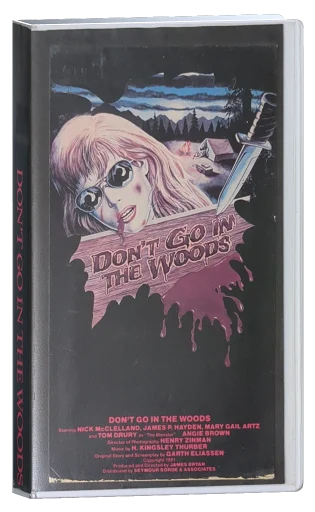 Don't Go in the Woods VHS, Vestron Video