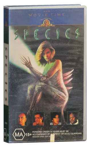 Species VHS, MGM Home Entertainment