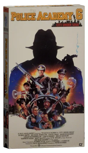 Police Academy 6: City Under Siege VHS cover