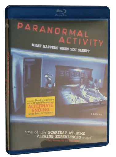 Paranormal Activity Blu-ray cover