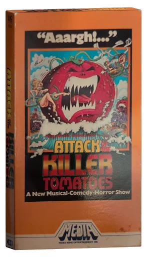 Attack of the Killer Tomatoes! VHS, Media Home Entertainment