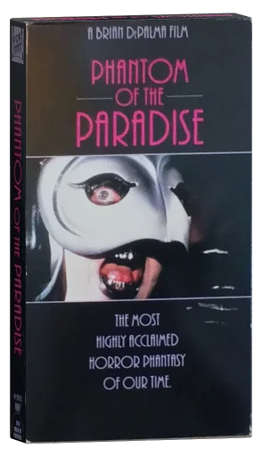 Phantom of the Paradise VHS, 20th Century Fox Video