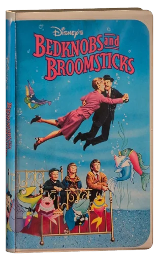 Bedknobs and Broomsticks VHS, Walt Disney Home Video