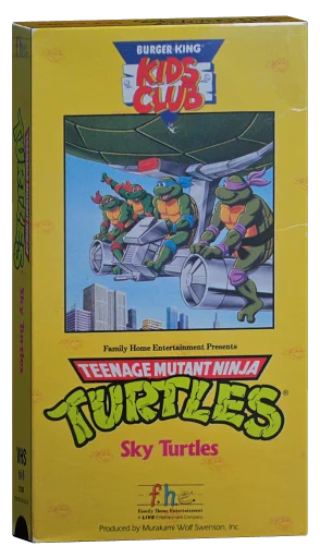 Teenage Mutant Ninja Turtles VHS, F.H.E. (Family Home Entertainment)