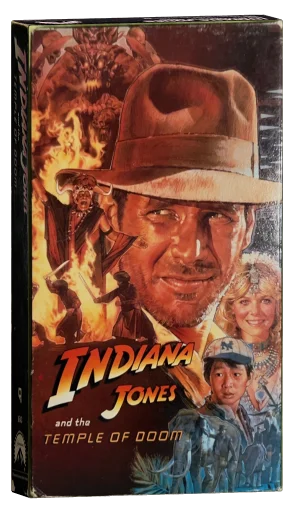 Indiana Jones and the Temple of Doom VHS, Paramount Pictures