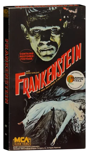 Frankenstein VHS, MCA Home Video