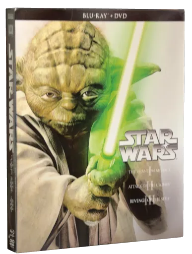 Star Wars Prequel Trilogy Blu-ray cover
