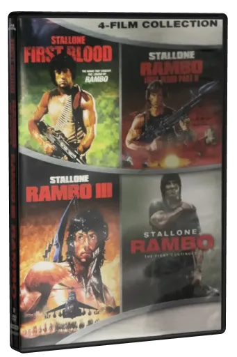 Stallone Rambo 4-Film Collection DVD cover