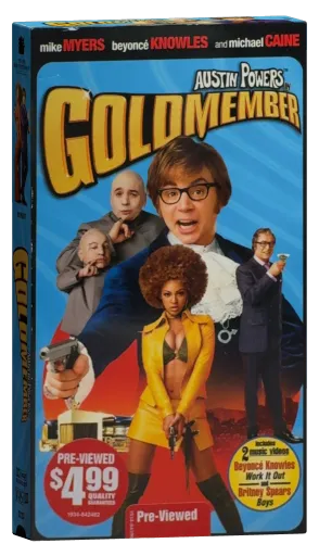 Austin Powers in Goldmember VHS, New Line Home Entertainment