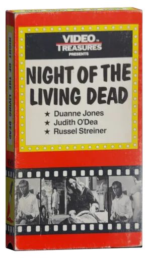 Night of the Living Dead VHS, Video Treasures